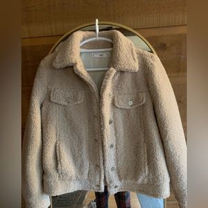 Mango Pink fluffy jacket